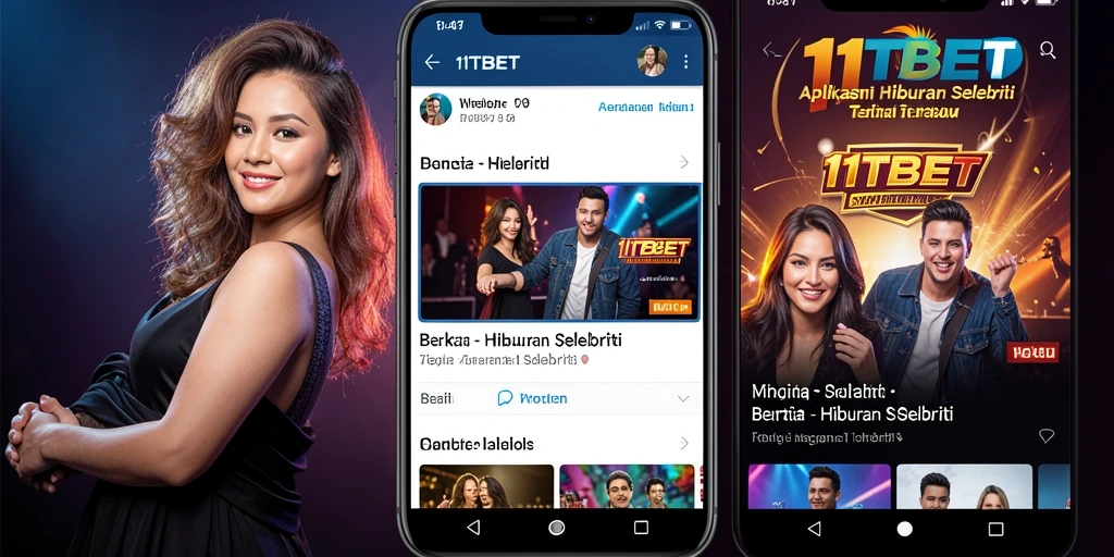 Tampilan antarmuka 11TBET dengan konten hiburan selebriti yang menarik.