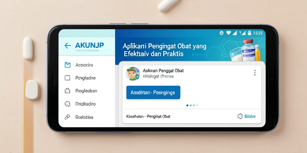 Antarmuka aplikasi AKUNJP yang intuitif dan informatif.