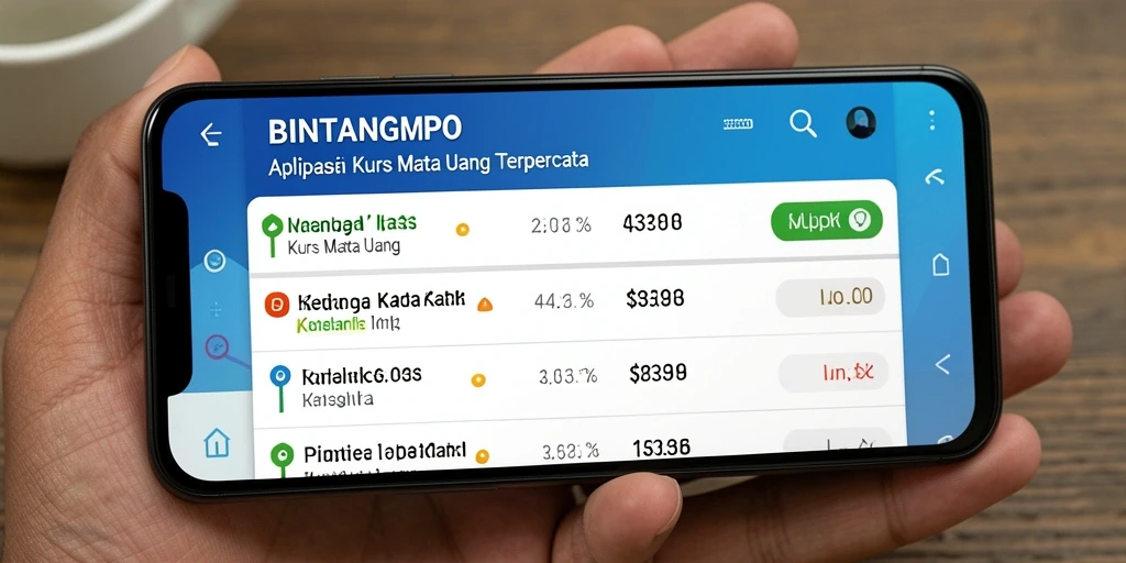 Tampilan antarmuka BINTANGMPO yang intuitif dan informatif.