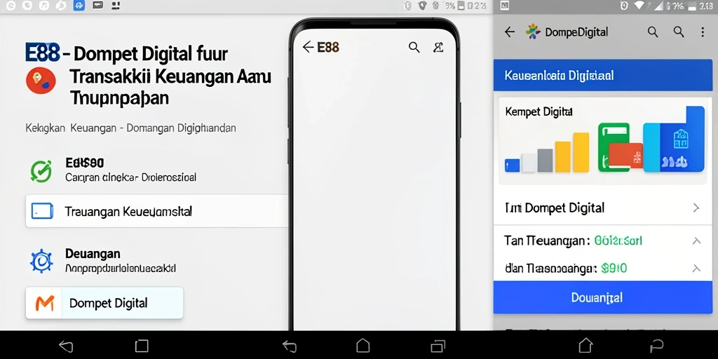 Tampilan antarmuka E88 yang modern dan fungsional.