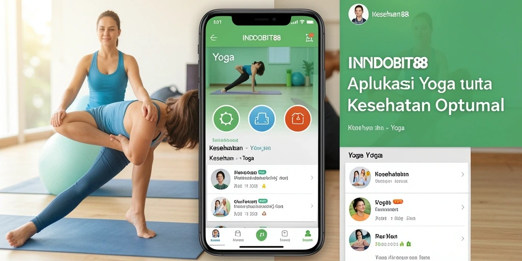 Antarmuka aplikasi INDOBIT88 yang intuitif dan mudah digunakan untuk latihan Yoga.
