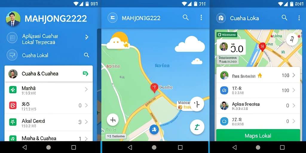 Antarmuka MAHJONG222 menampilkan informasi cuaca lokal yang jelas dan menarik.