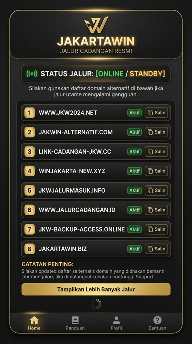 Link Alternatif JakartaWin untuk Pengguna Android